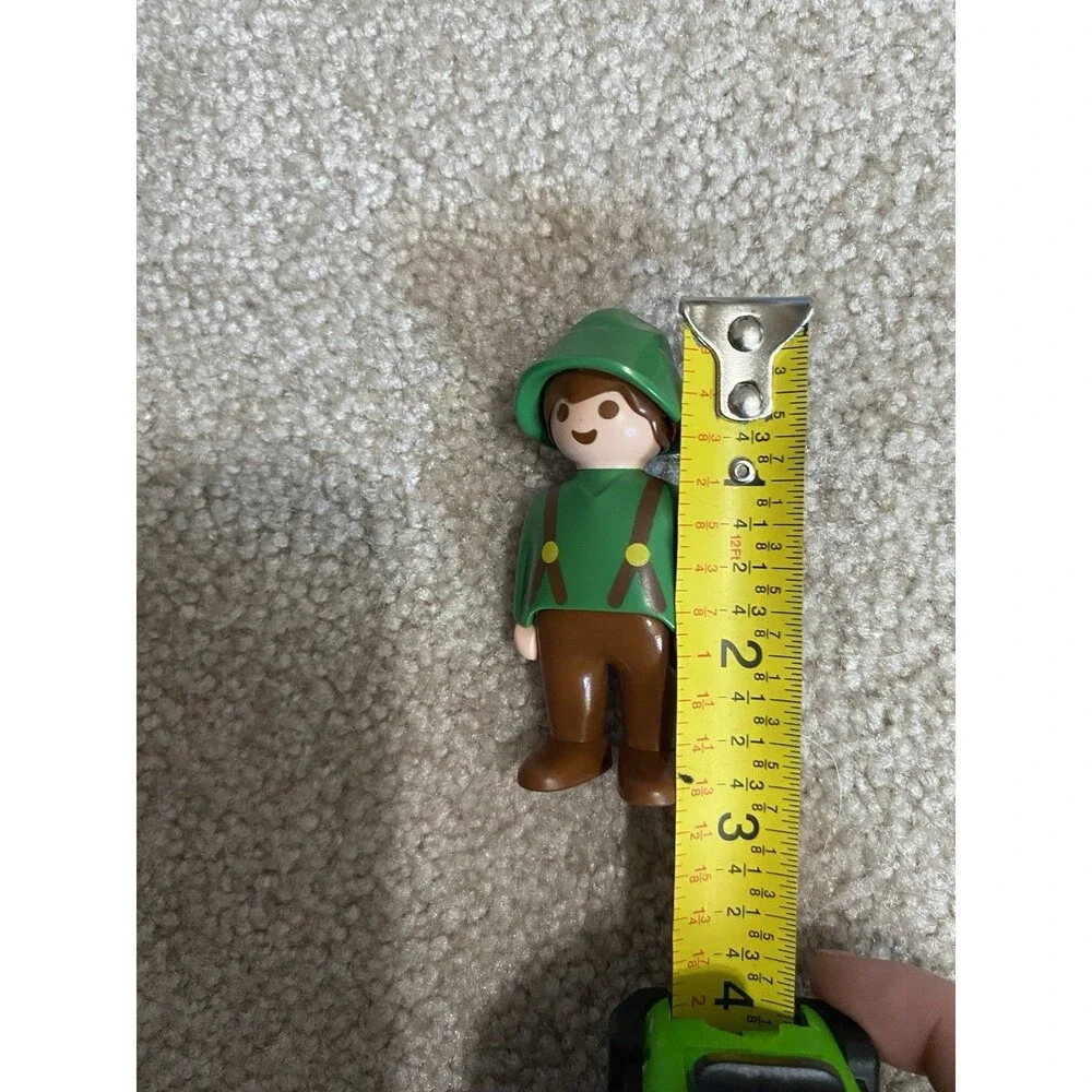 Vintage Playmobil 123 Jager Farmer Boy Green Hat Advent Calendar Figure 1999